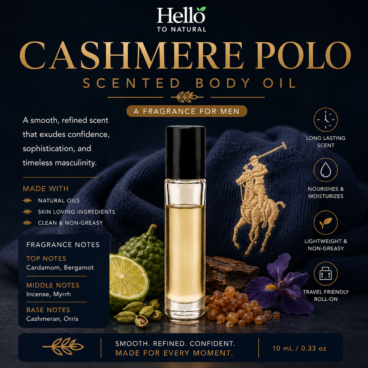 Cashmere Polo (M)