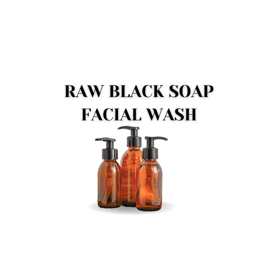 Organic Black Soap Facial Wash