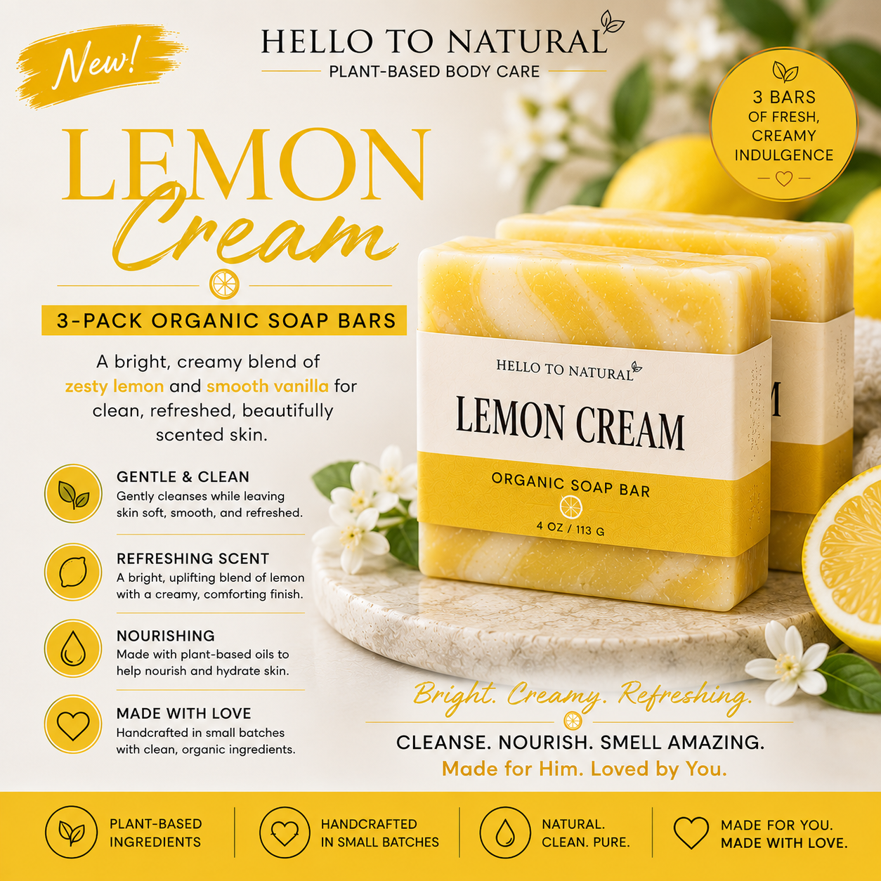 Organic Artisan Soap Bars