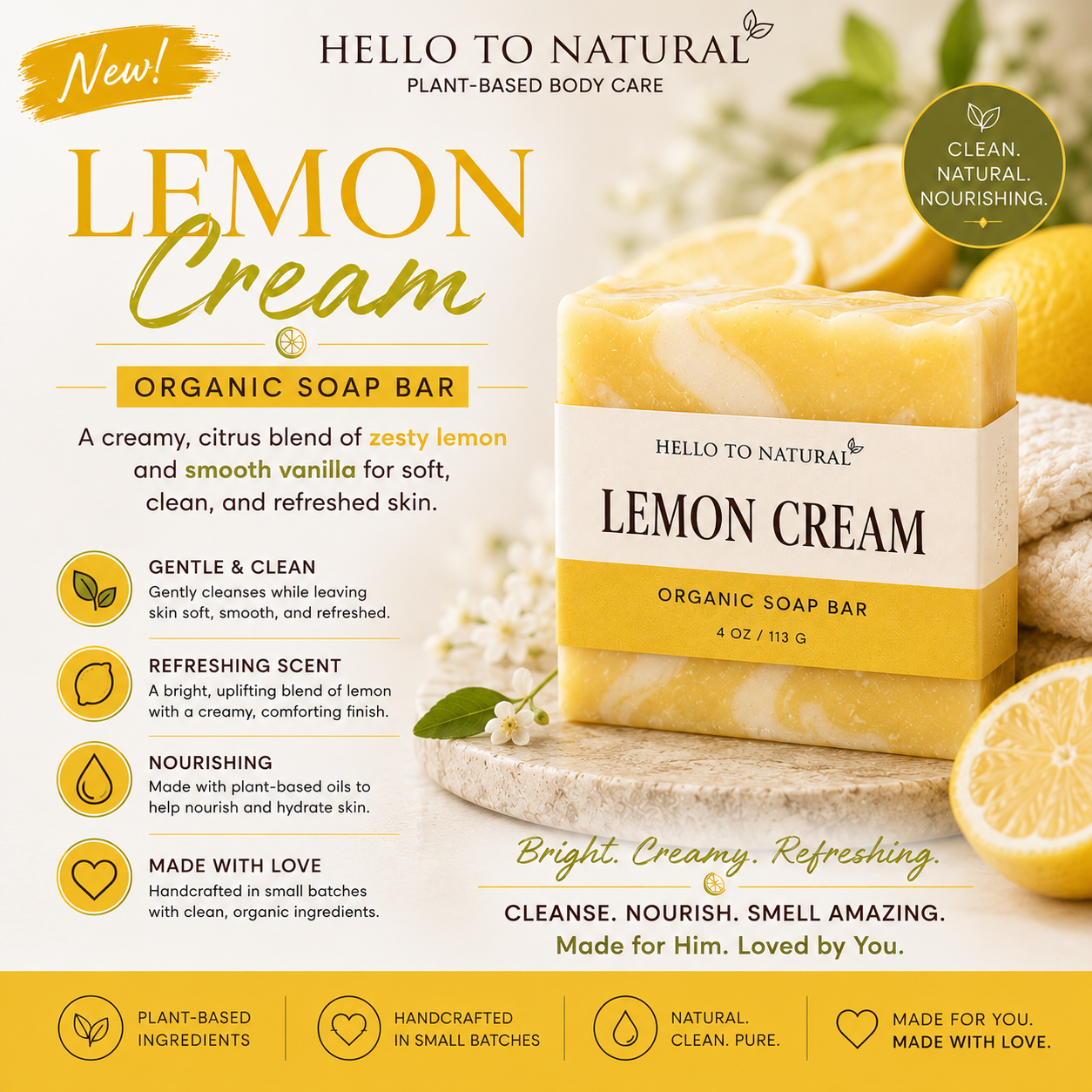 Organic Artisan Soap Bars
