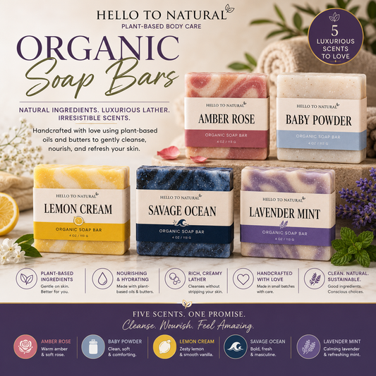 Organic Artisan Soap Bars