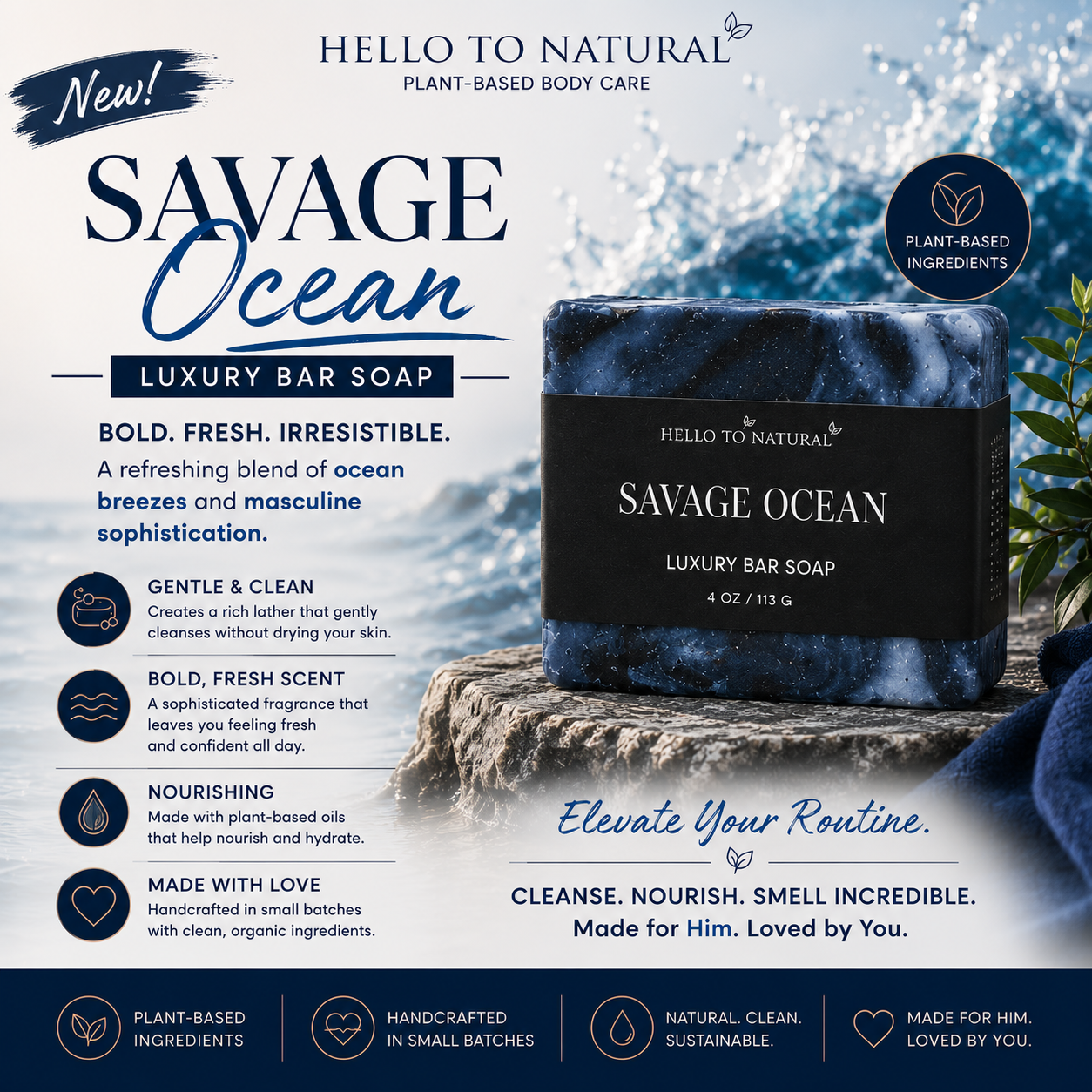 Organic Artisan Soap Bars
