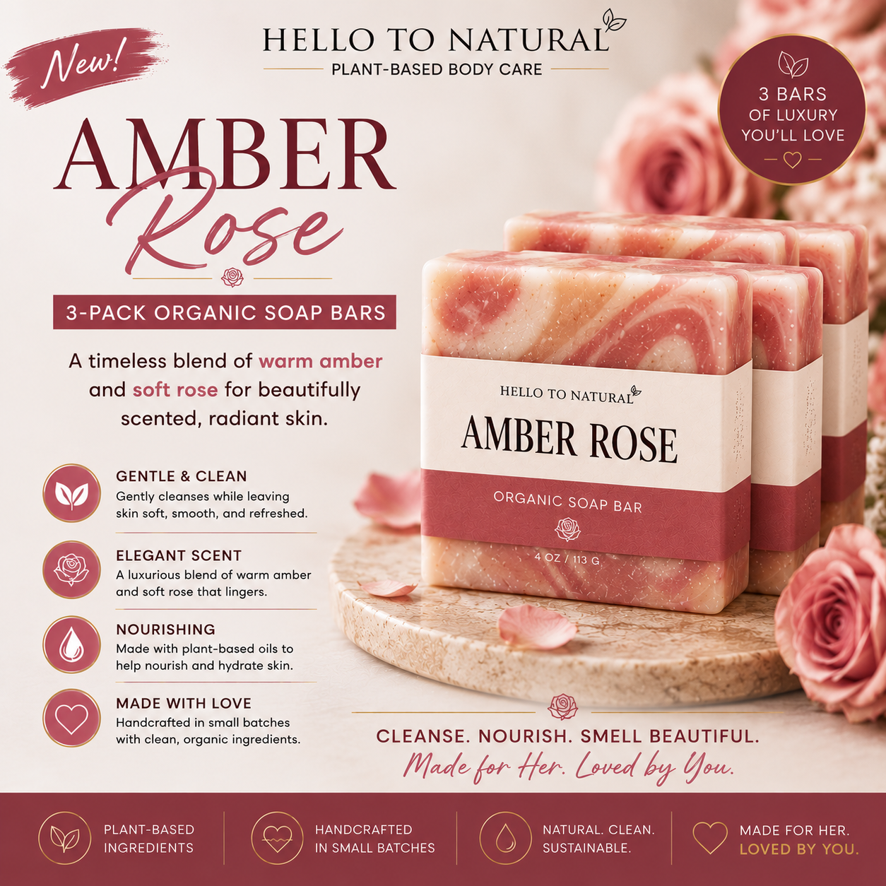 Organic Artisan Soap Bars