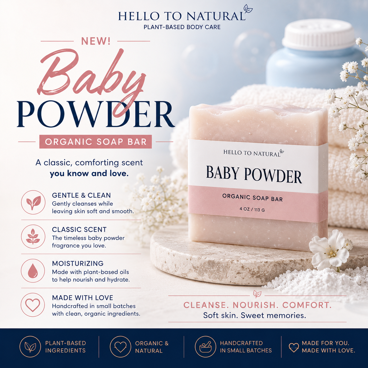 Organic Artisan Soap Bars